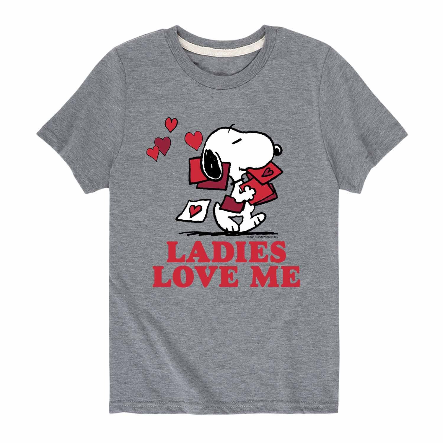 Женская футболка с рисунком «Арахис» Love Me для мальчиков 8–20 лет Licensed Character
Женская футболка с рисунком «Арахис» Love Me для мальчиков 8–20 лет Licensed Character