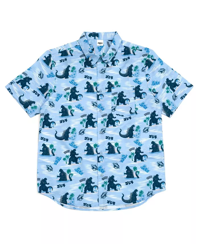 Мужская гавайская рубашка на пуговицах для мальчиков в семейном стиле Godzilla, синий
Мужская гавайская рубашка на пуговицах для мальчиков в семейном стиле Godzilla, синий