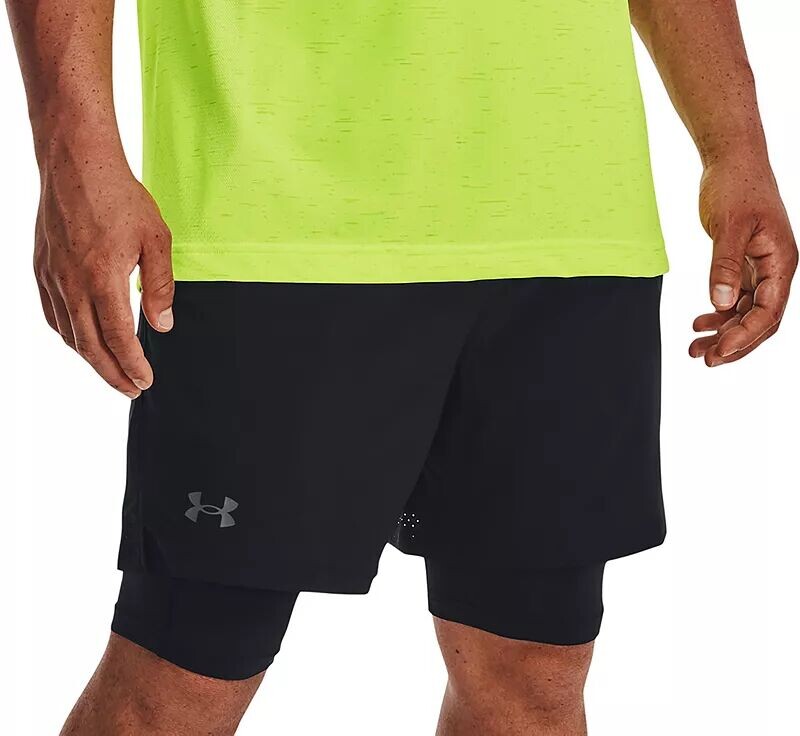 Мужские тканые шорты 2-в-1 Under Armour Vanish, черный
Мужские тканые шорты 2-в-1 Under Armour Vanish, черный