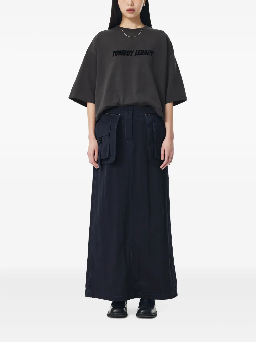 Юбка с накладными карманами STUDIO TOMBOY, синий
Юбка с накладными карманами STUDIO TOMBOY, синий