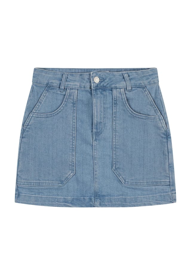 Юбка джинсовая с карманами для детей Manguun, цвет 1 medium wash deni
Юбка джинсовая с карманами для детей Manguun, цвет 1 medium wash deni