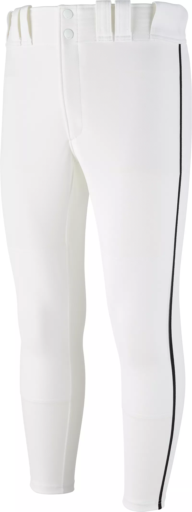 Мужские бейсбольные брюки зауженного кроя Mizuno Premier с окантовкой, белый/черный
Мужские бейсбольные брюки зауженного кроя Mizuno Premier с окантовкой, белый/черный
