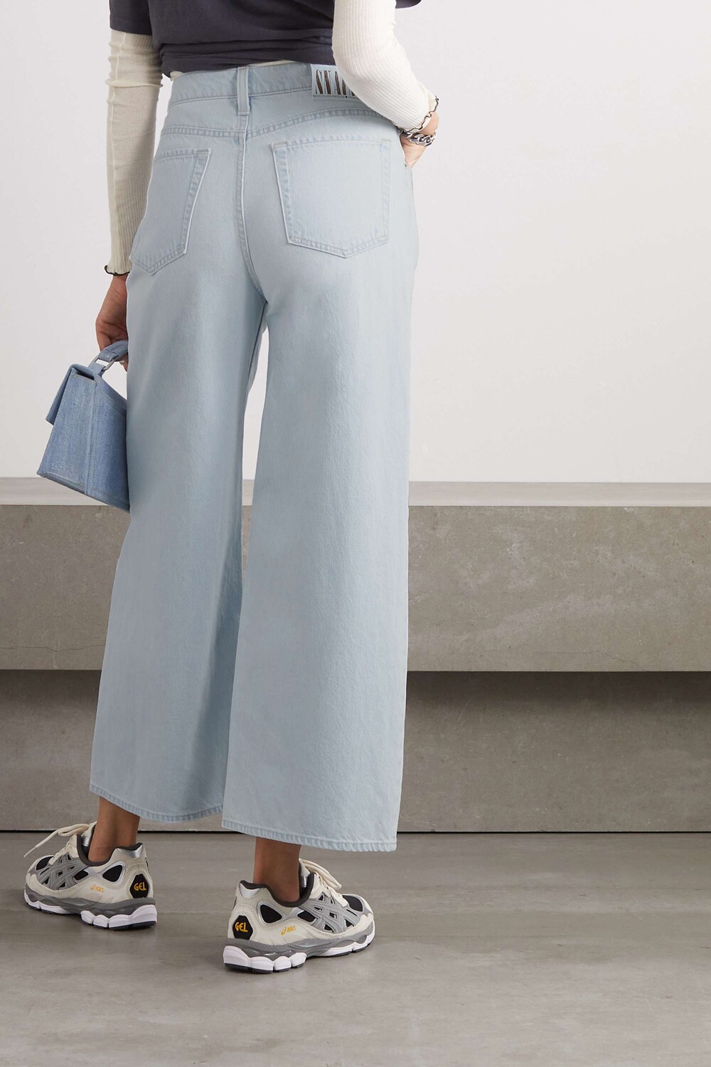 MOTHER ЗАКУСКИ! джинсы широкого кроя с завышенной талией и складками, деним 
MOTHER ЗАКУСКИ! джинсы широкого кроя с завышенной талией и складками, деним