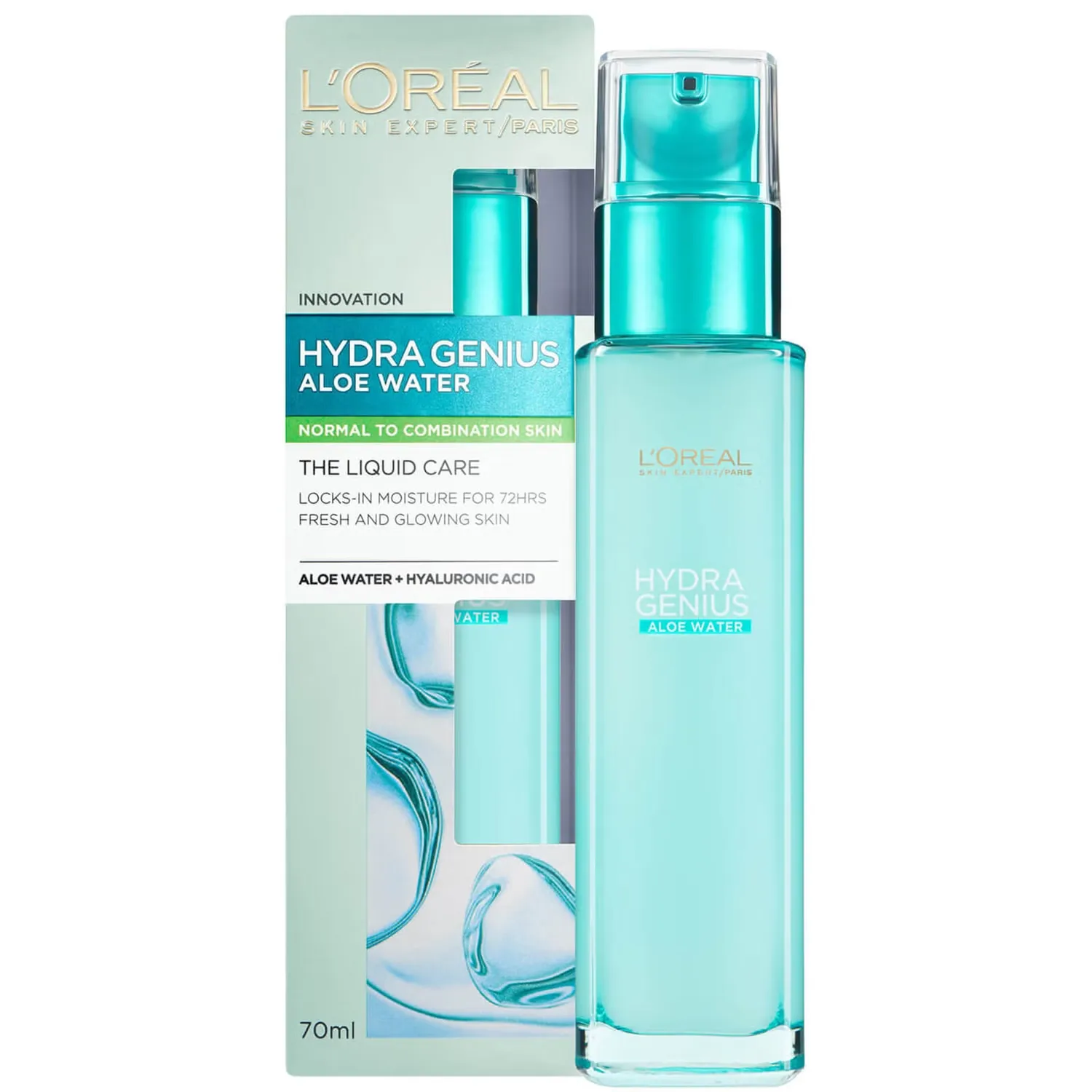 Hydra Genius Liquid Care Жидкий увлажняющий крем для комбинированной кожи 70 мл L'Oréal
Hydra Genius Liquid Care Жидкий увлажняющий крем для комбинированной кожи 70 мл L'Oréal