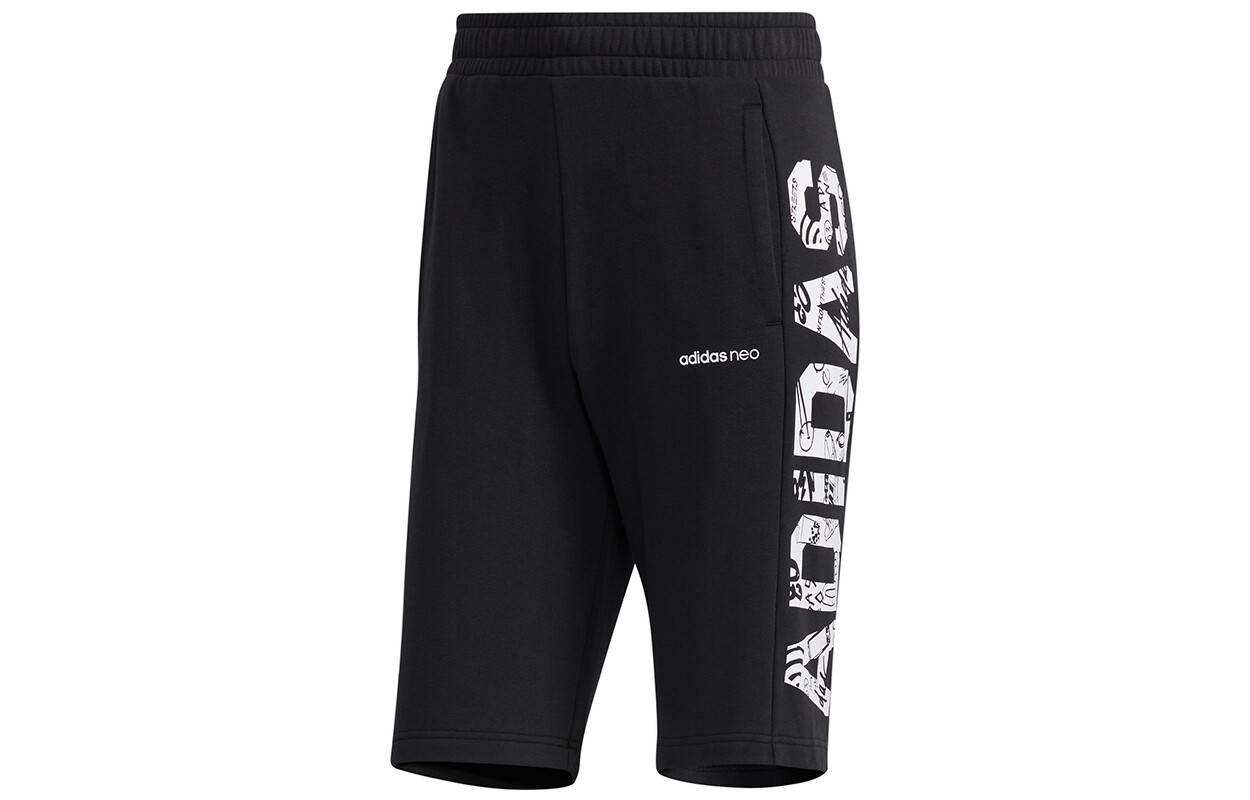 Повседневные шорты мужские черные Adidas Neo, черный 
Повседневные шорты мужские черные Adidas Neo, черный