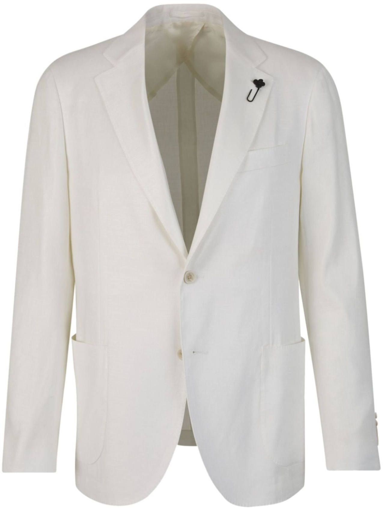Lardini однобортный пиджак, белый
Lardini однобортный пиджак, белый