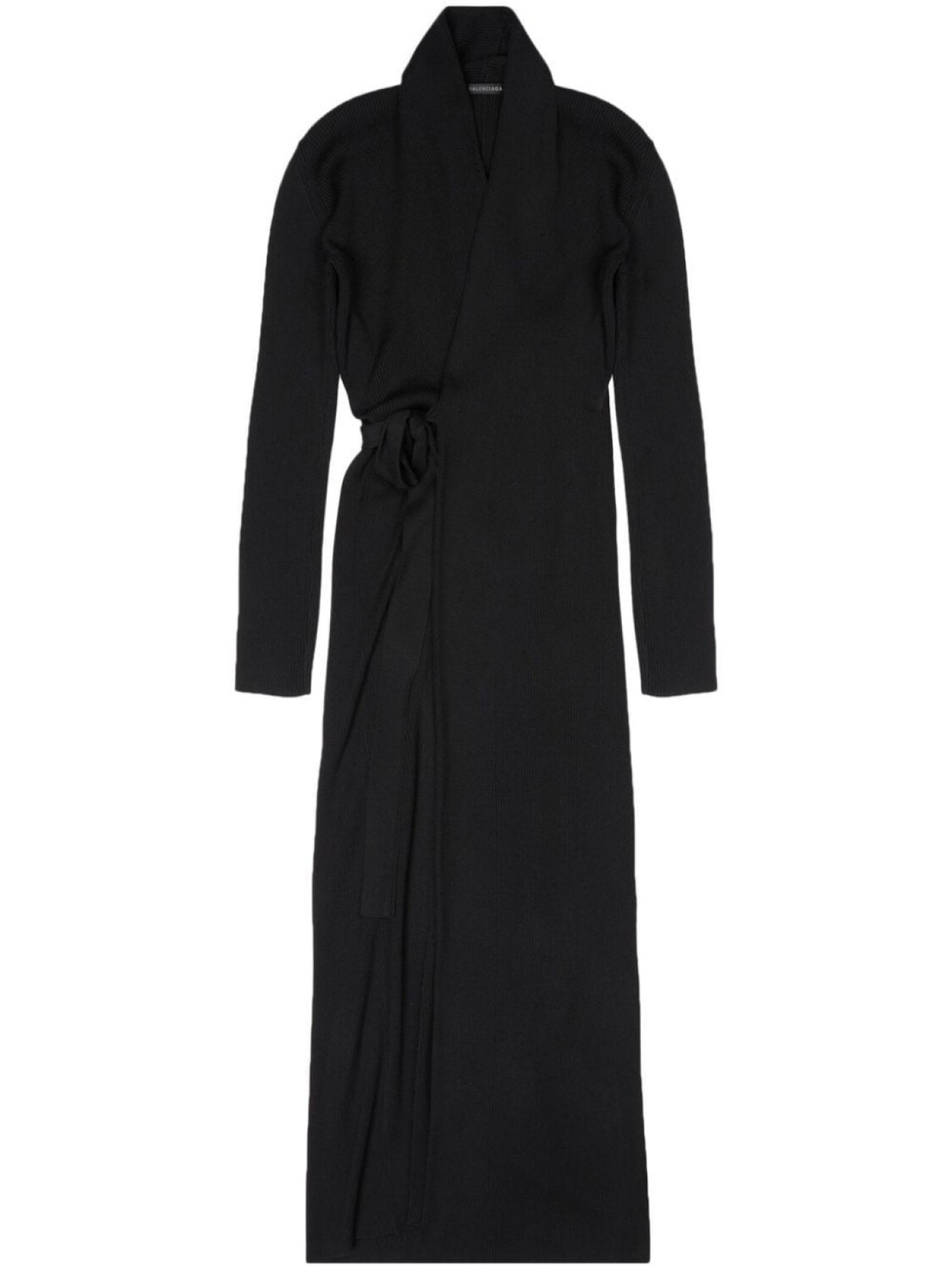 Balenciaga шелковое платье в рубчик с запахом, черный
Balenciaga шелковое платье в рубчик с запахом, черный