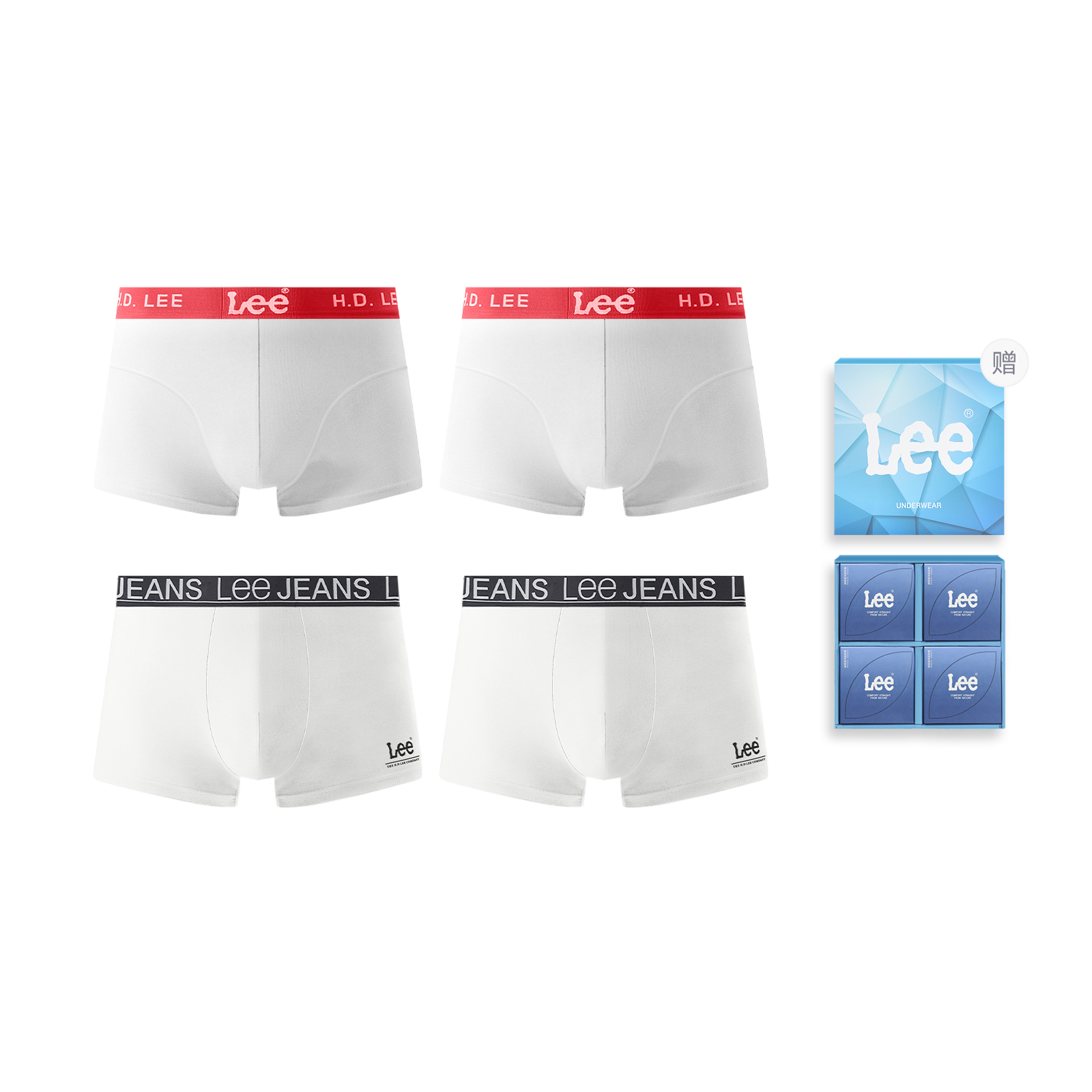 Edge Color 3.0 трусы подарочные наборы мужские 4 шт Lee, белый
Edge Color 3.0 трусы подарочные наборы мужские 4 шт Lee, белый