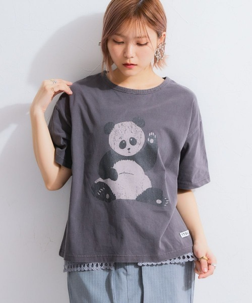 Футболка с анималистическим принтом, пигментная окраска TTOL, цвет угольно-серый
Футболка с анималистическим принтом, пигментная окраска TTOL, цвет угольно-серый