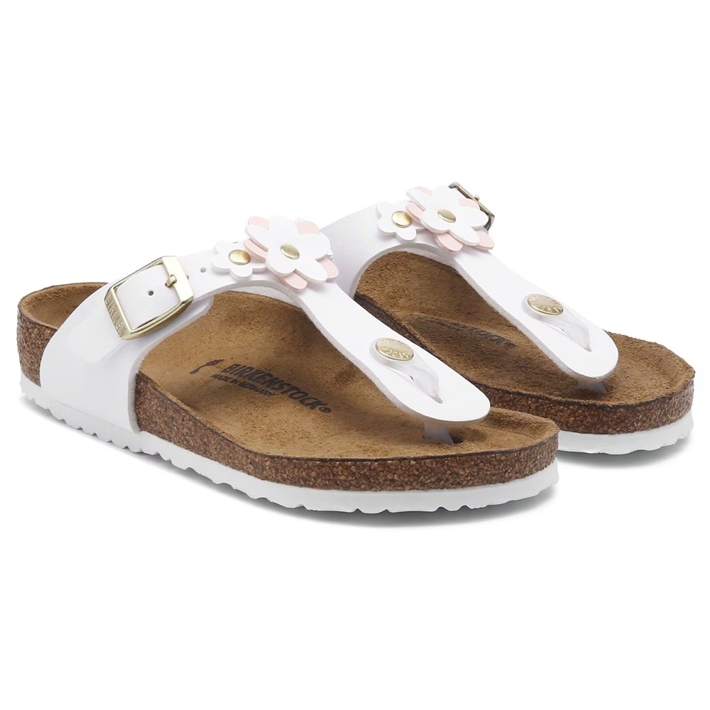 Детские сандалии на анатомической стельке Birkenstock Gizeh для малышей, white flower multi
Детские сандалии на анатомической стельке Birkenstock Gizeh для малышей, white flower multi
