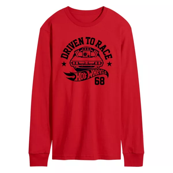 Мужская футболка с длинным рукавом и принтом «Driven to Race» Hot Wheels, красный
Мужская футболка с длинным рукавом и принтом «Driven to Race» Hot Wheels, красный