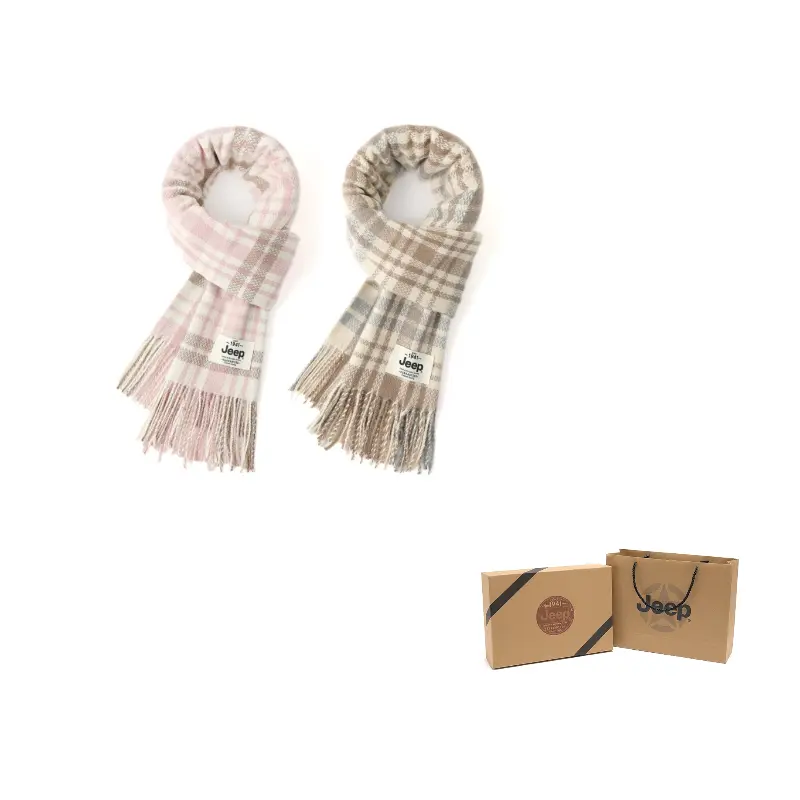 Jeep Искусственный кашемировый вязаный шарф унисекс, 2 Pack (Light Pink+Beige Gray)
Jeep Искусственный кашемировый вязаный шарф унисекс, 2 Pack (Light Pink+Beige Gray)