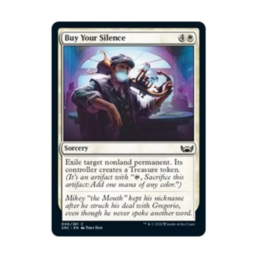 CCG Купите свое молчание (С), MTG - Streets of New Capenna
CCG Купите свое молчание (С), MTG - Streets of New Capenna