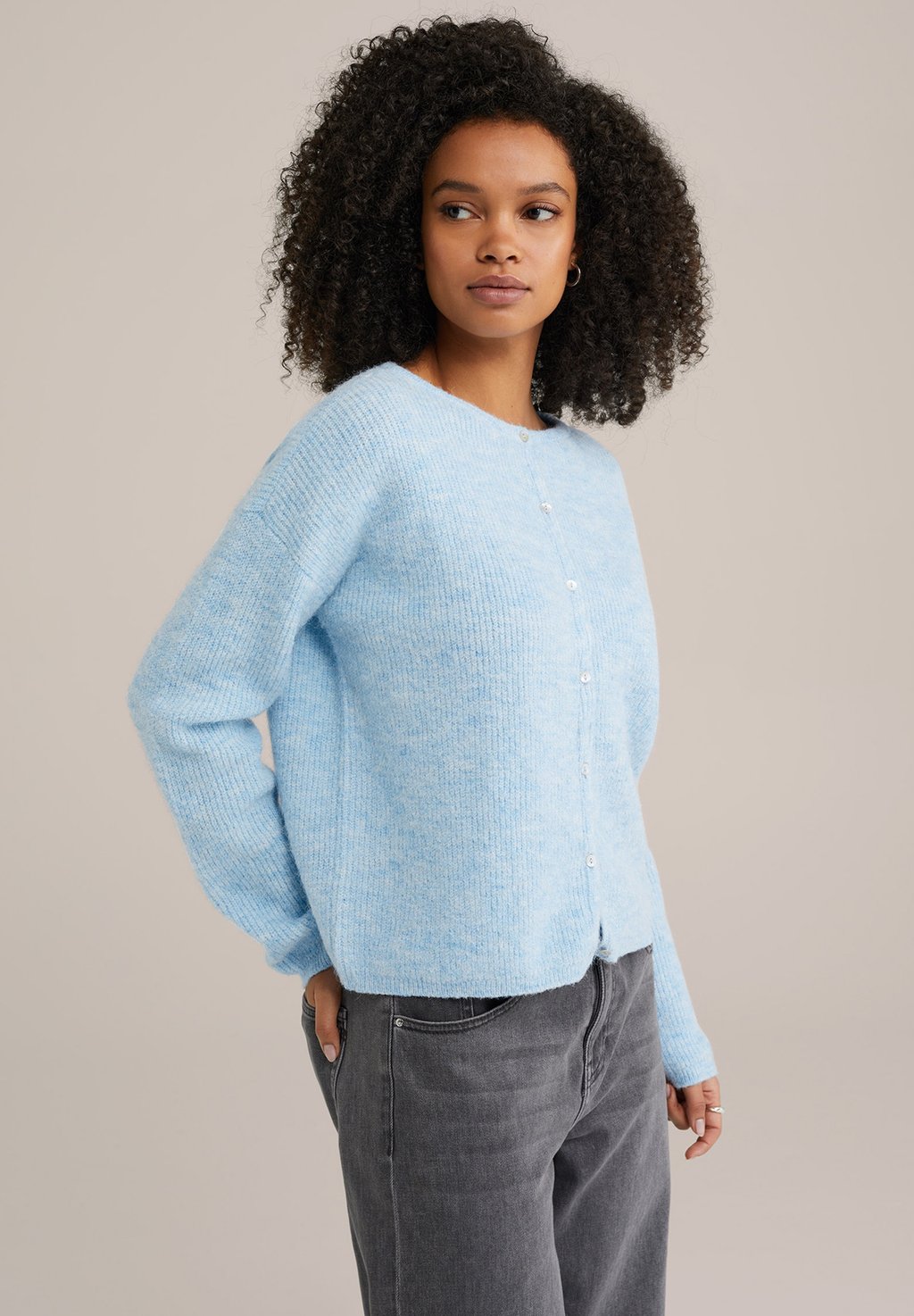 Кардиган WE Fashion, светло-голубой
Кардиган WE Fashion, светло-голубой