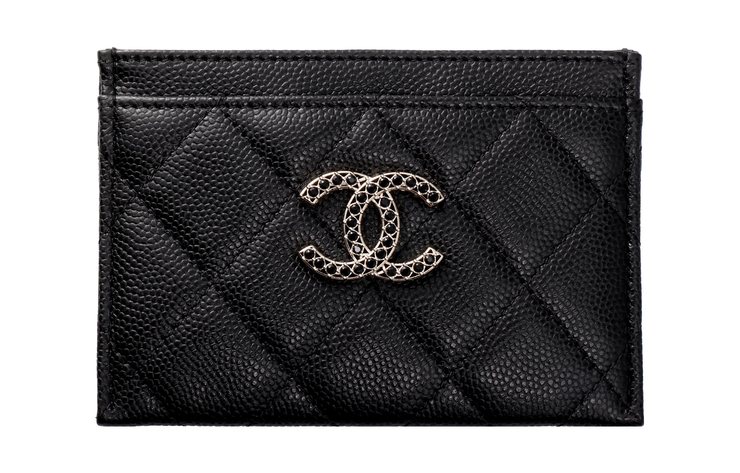 CHANEL Блестящий кошелек из телячьей кожи с тиснением под зерно, женский, черный
CHANEL Блестящий кошелек из телячьей кожи с тиснением под зерно, женский, черный