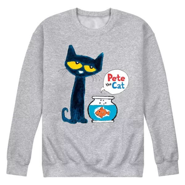 Мужская флисовая толстовка Pete and Goldfish Pete The Cat, серый
Мужская флисовая толстовка Pete and Goldfish Pete The Cat, серый