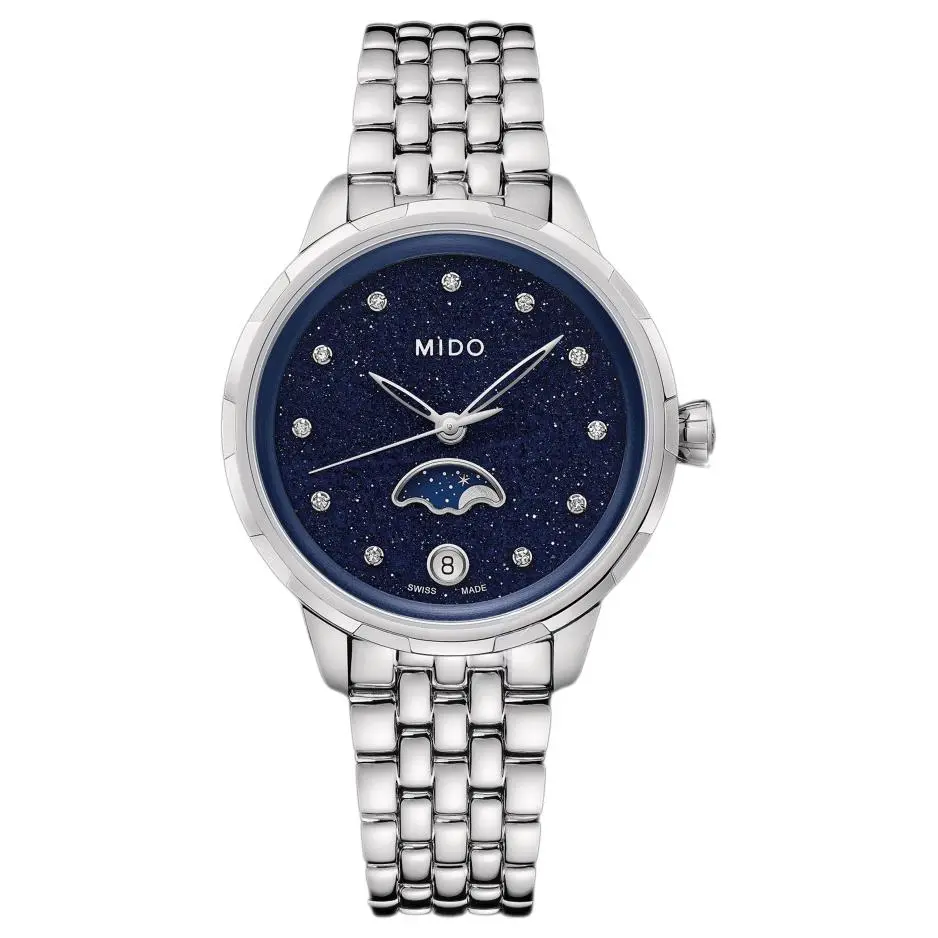 MIDO Часы Floral Mist Collection Quartz Movement Women's Watch 31mm Blue Dial Stainless Steel Case Stainless Steel Watchband, Blue Dial
MIDO Часы Floral Mist Collection Quartz Movement Women's Watch 31mm Blue Dial Stainless Steel Case Stainless Steel Watchband, Blue Dial