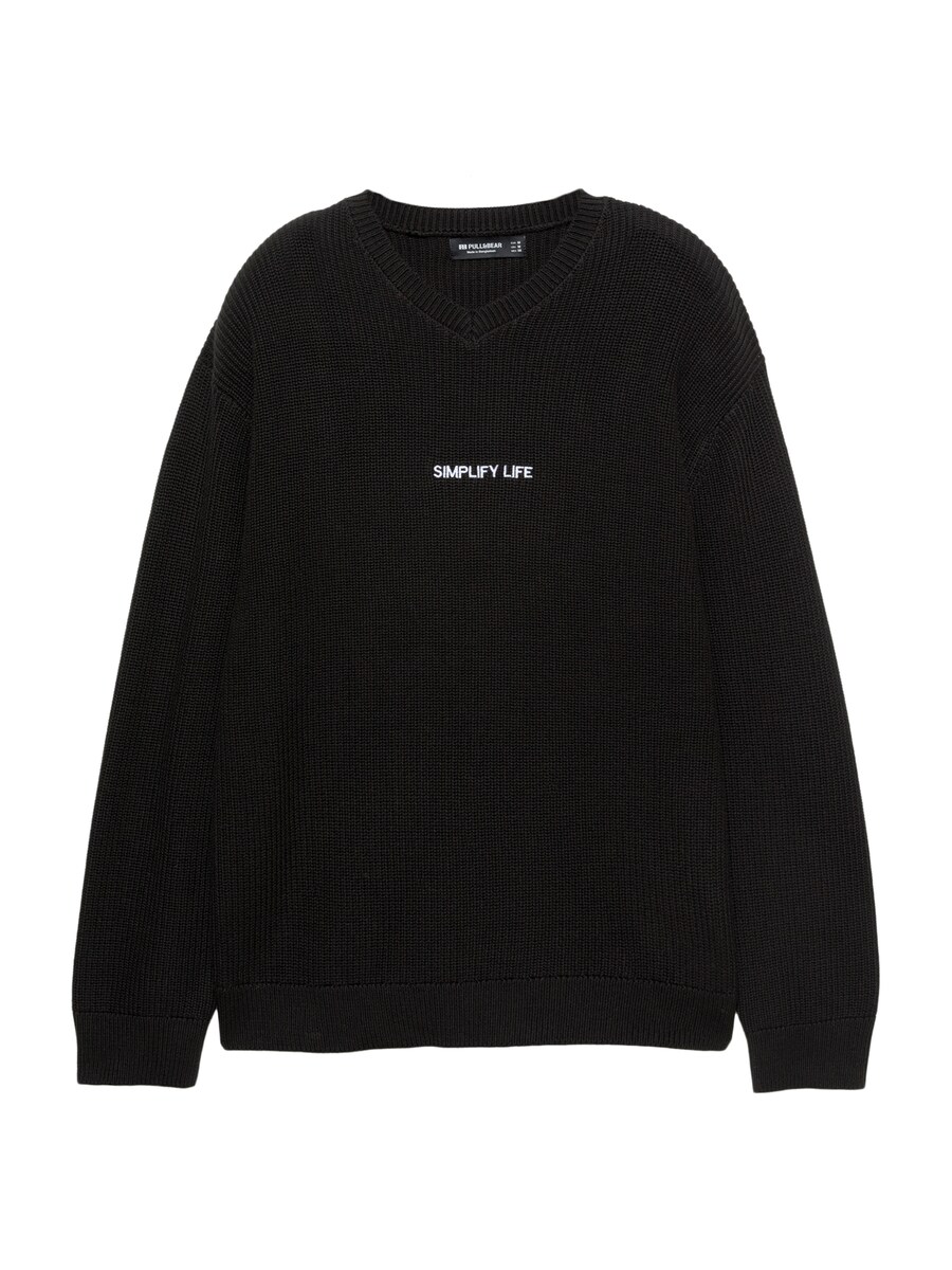 Свитер Pull&Bear, черный
Свитер Pull&Bear, черный