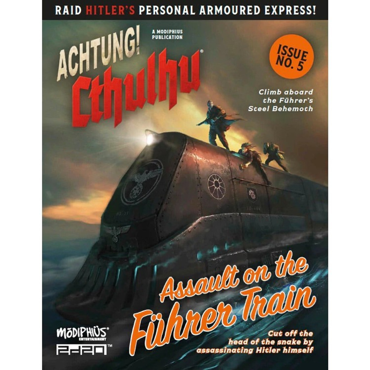 Ролевая игра Achtung! Cthulhu 2D20 RPG: Assault on the Fuhrer Train
Ролевая игра Achtung! Cthulhu 2D20 RPG: Assault on the Fuhrer Train