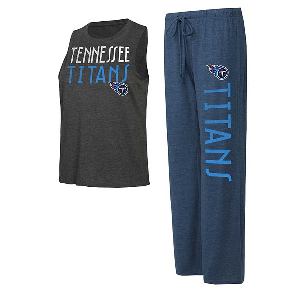 Женский сет для отдыха concepts sport navy/charcoal tennessee titans: майка-мускул и брюки Unbranded
Женский сет для отдыха concepts sport navy/charcoal tennessee titans: майка-мускул и брюки Unbranded