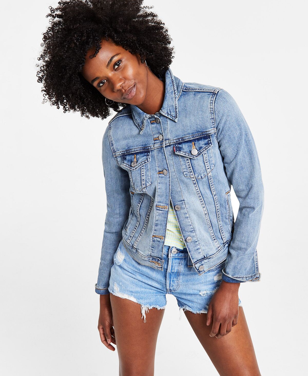 Куртка Levi's Original Cotton Denim Trucker, светло-синий/джини
Куртка Levi's Original Cotton Denim Trucker, светло-синий/джини