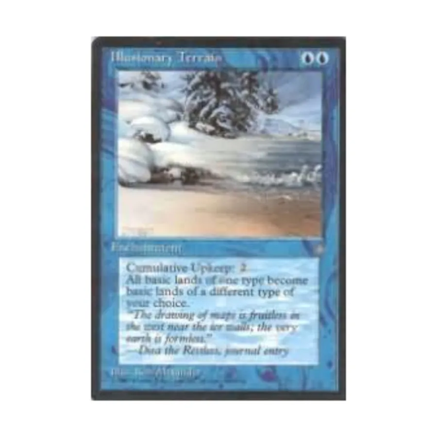 CCG Иллюзорная местность (U), MTG - Ice Age 
CCG Иллюзорная местность (U), MTG - Ice Age