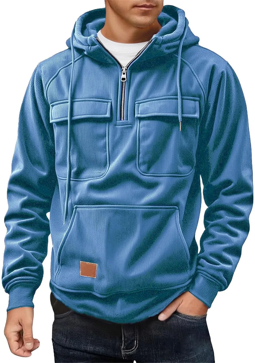 Толстовка мужская Quarter Zip Corduroy Tactical с капюшоном
Толстовка мужская Quarter Zip Corduroy Tactical с капюшоном