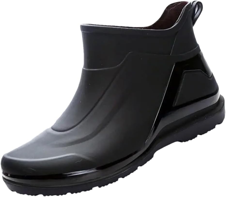 Мужские короткие резиновые сапоги Wjnvfioo, противоскользящие, водонепроницаемые, зимние мужские дождевые сапоги, черный
Мужские короткие резиновые сапоги Wjnvfioo, противоскользящие, водонепроницаемые, зимние мужские дождевые сапоги, черный