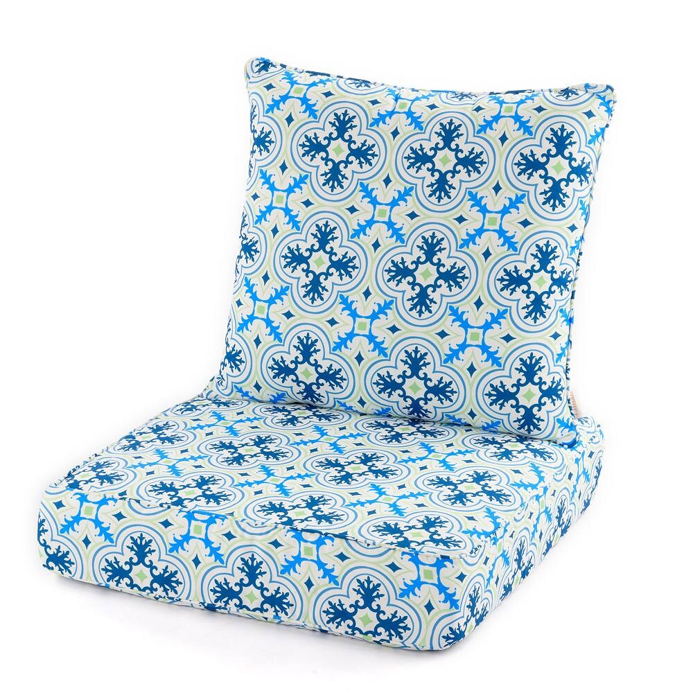 Lillian Outdoor Deep Seat Lounge Набор подушек из 2 предметов, цвет Porto Tile Navy Green
Lillian Outdoor Deep Seat Lounge Набор подушек из 2 предметов, цвет Porto Tile Navy Green