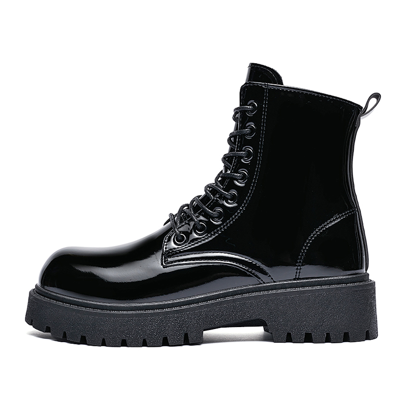 AAA SINCE 1955 Черные короткие ботинки Martin для мужчин глянцевая кожа, цвет Black (Glossy Leather)
AAA SINCE 1955 Черные короткие ботинки Martin для мужчин глянцевая кожа, цвет Black (Glossy Leather)