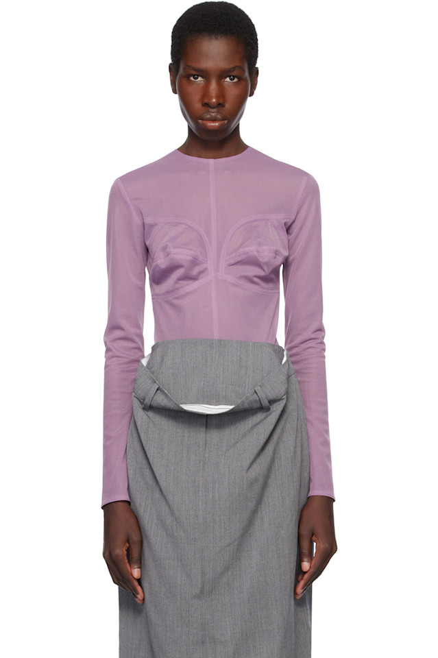 Майка-сетка в форме манекена Pushbutton, фиолетовый
Майка-сетка в форме манекена Pushbutton, фиолетовый