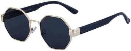 Модные солнцезащитные очки с многоугольной оправой для женщин, винтажные солнцезащитные очки в металлической оправе для женщин, очки-полигональные линзы MTZJH, C3goldblack
Модные солнцезащитные очки с многоугольной оправой для женщин, винтажные солнцезащитные очки в металлической оправе для женщин, очки-полигональные линзы MTZJH, C3goldblack