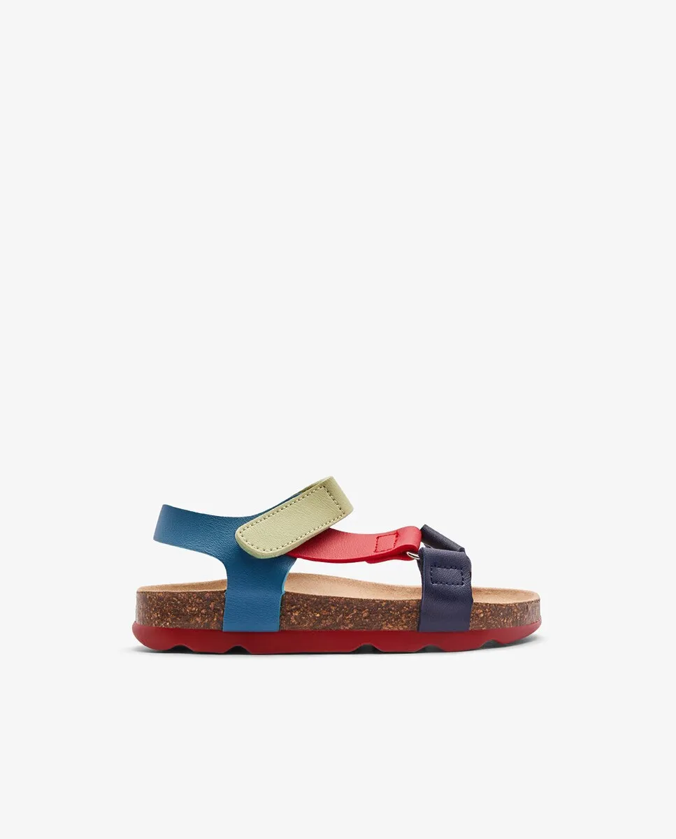 Детские открытые сандалии из органического материала бежевого цвета Conguitos, мультиколор
Детские открытые сандалии из органического материала бежевого цвета Conguitos, мультиколор