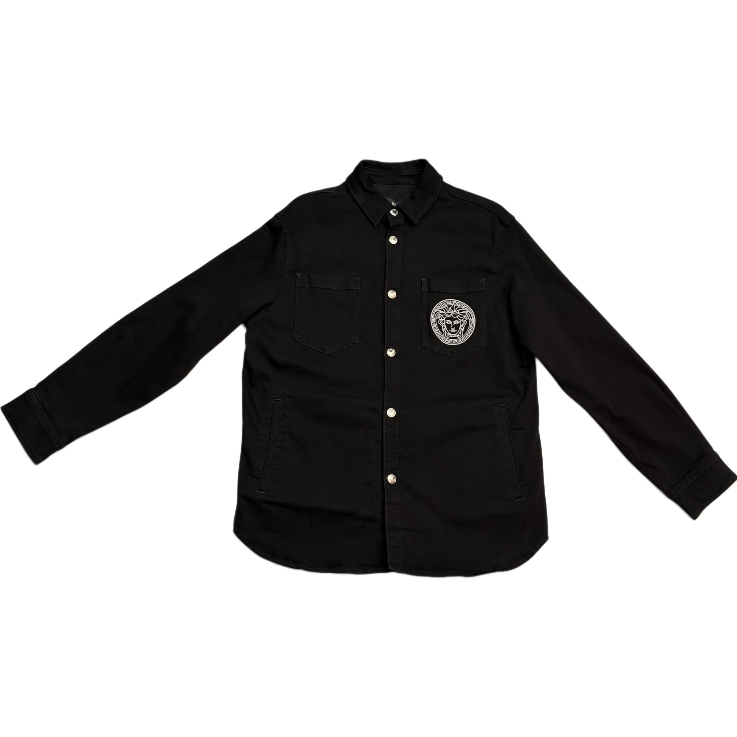 VERSACE Джинсовые куртки мужские Black Lapel Moderate Other
VERSACE Джинсовые куртки мужские Black Lapel Moderate Other