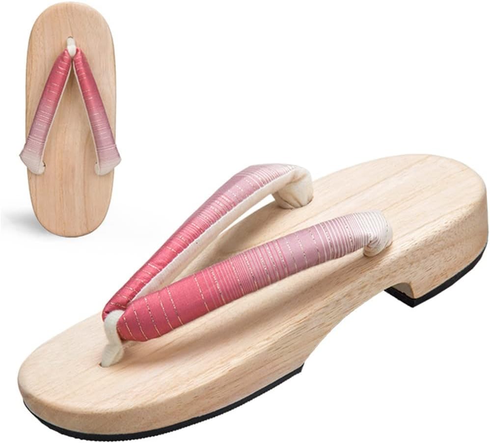 Женские тапочки, женские и мужские шлепанцы для дома, тапочки с открытым носком, традиционные сабо Geta Sandals, плоская пятка с широким градиентом, однотонный блок каблука, ежедневные тапочки (цвет: розовый B, размер: 25 см) Kitcissl
Женские тапочки, женские и мужские шлепанцы для дома, тапочки с открытым носком, традиционные сабо Geta Sandals, плоская пятка с широким градиентом, однотонный блок каблука, ежедневные тапочки (цвет: розовый B, размер: 25 см) Kitcissl