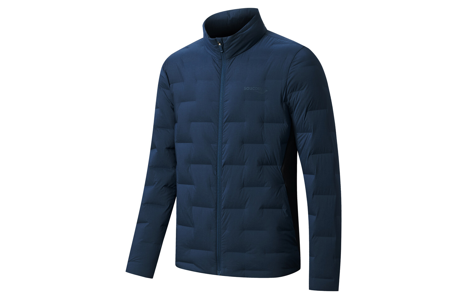 Пуховик мужской синий Saucony
Пуховик мужской синий Saucony