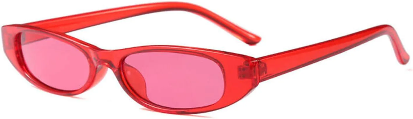 Ретро прямоугольные солнцезащитные очки для женщин "кошачий глаз", маленькие квадратные очки в стиле 90-х, модные очки Y2K для летнего отдыха AOOLIA, Red
Ретро прямоугольные солнцезащитные очки для женщин "кошачий глаз", маленькие квадратные очки в стиле 90-х, модные очки Y2K для летнего отдыха AOOLIA, Red