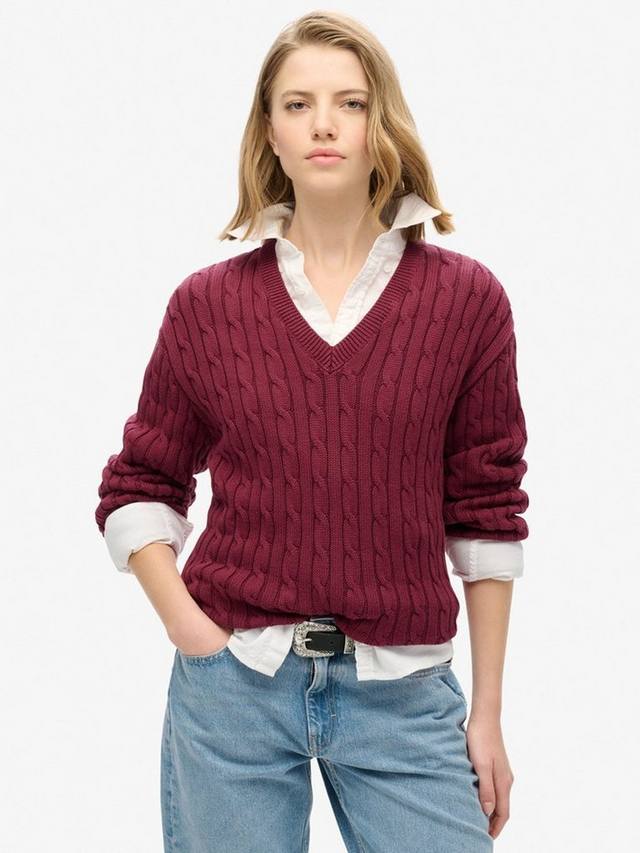 Джемпер свободного кроя с v-образным вырезом большого размера Superdry, цвет Bordeaux Red
Джемпер свободного кроя с v-образным вырезом большого размера Superdry, цвет Bordeaux Red