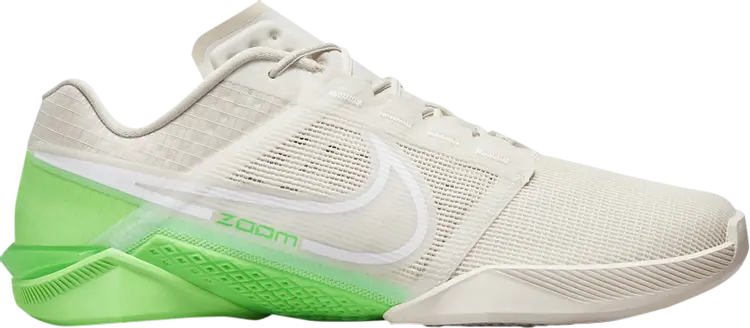 Кроссовки Zoom Metcon Turbo 2 'Phantom Green Strike', белый 
Кроссовки Zoom Metcon Turbo 2 'Phantom Green Strike', белый