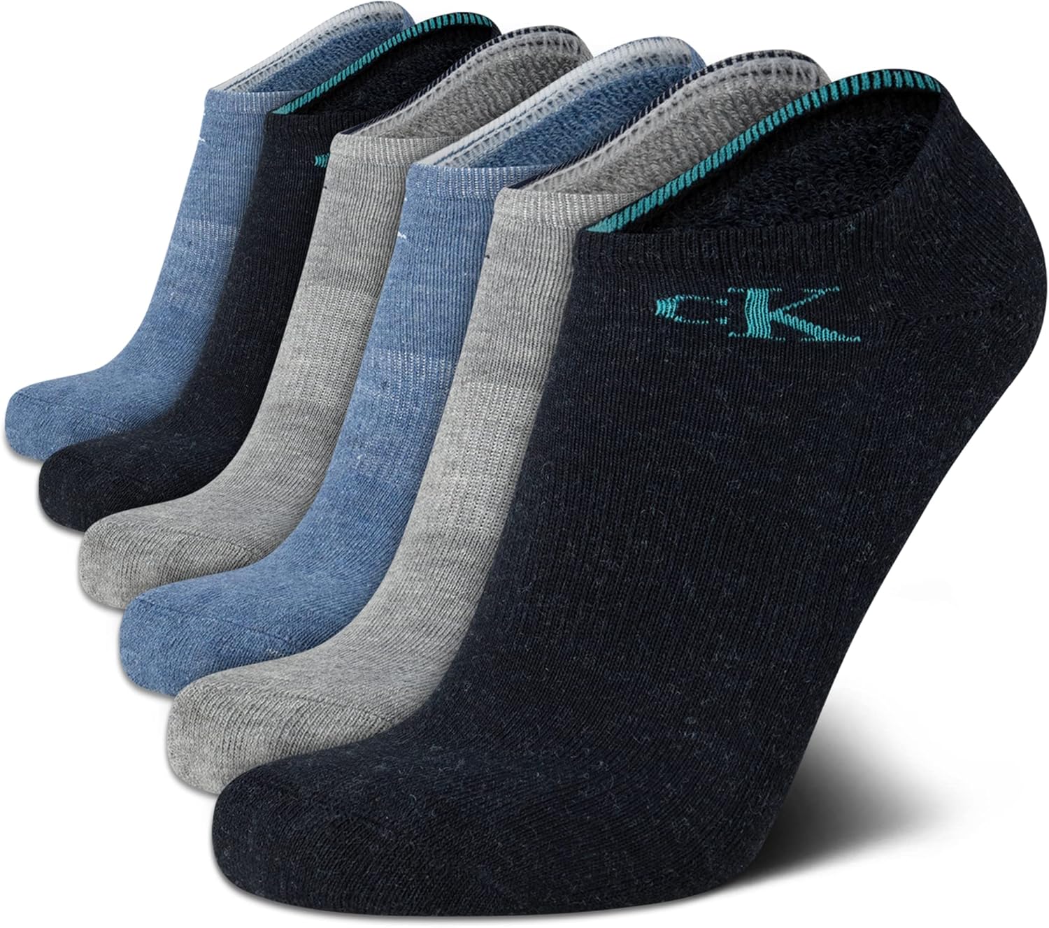 Мужские носки Calvin Klein No Show - 6 пар мягких хлопковых носков с низкой посадкой, мягкие, для мужчин, для занятий спортом и бега, Blue Assorted
Мужские носки Calvin Klein No Show - 6 пар мягких хлопковых носков с низкой посадкой, мягкие, для мужчин, для занятий спортом и бега, Blue Assorted