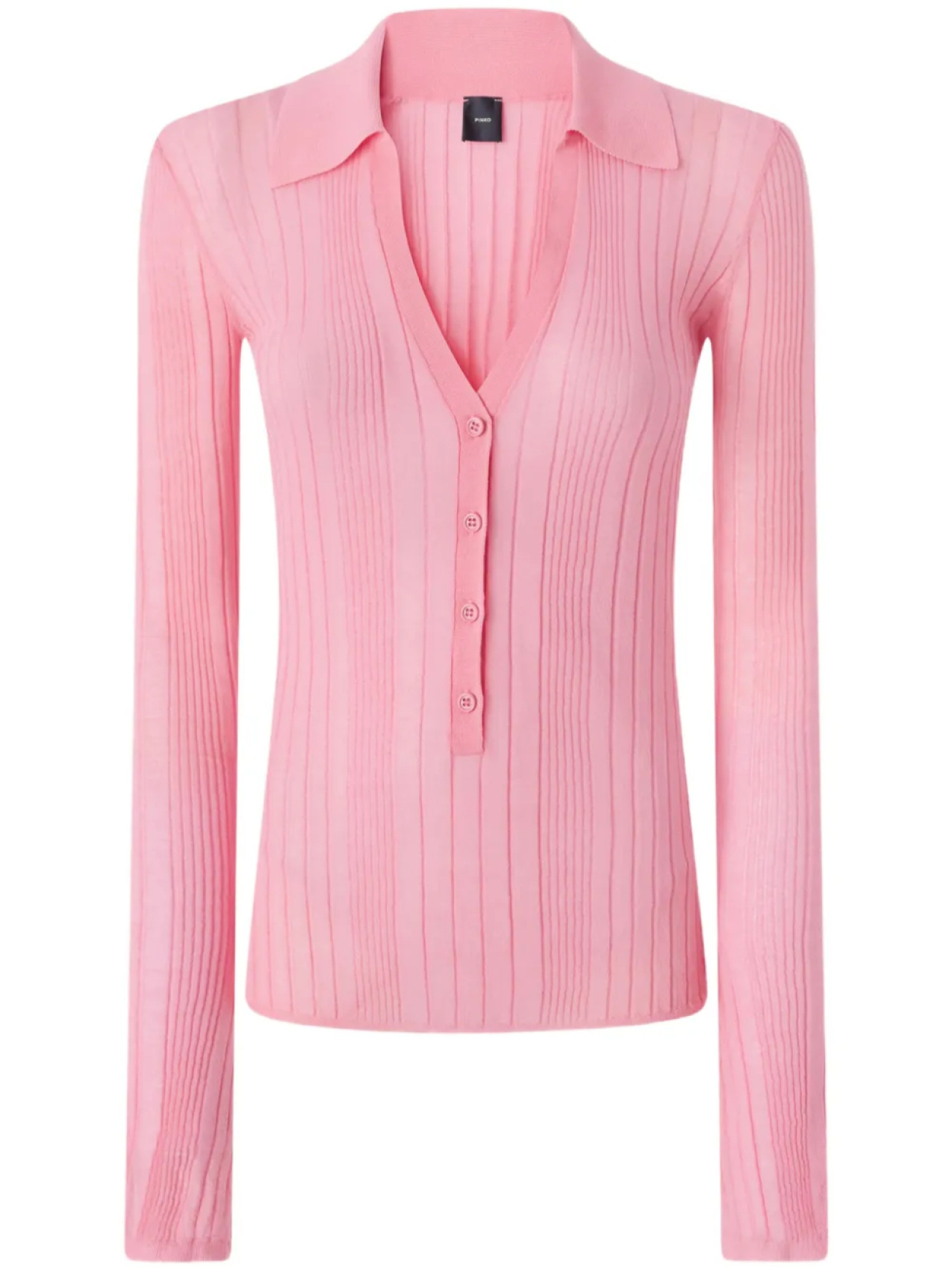 PINKO рубашка поло в рубчик, розовый
PINKO рубашка поло в рубчик, розовый