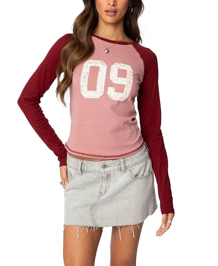 Футболка с длинным рукавом Edikted 09 реглан, розовый
Футболка с длинным рукавом Edikted 09 реглан, розовый