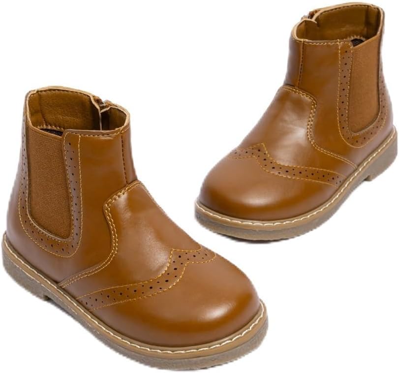 Детские классические ботильоны на молнии сбоку для мальчиков и девочек, из искусственной кожи, осенне-зимние, для малышей/маленьких детей JGKDTX, Light Brown
Детские классические ботильоны на молнии сбоку для мальчиков и девочек, из искусственной кожи, осенне-зимние, для малышей/маленьких детей JGKDTX, Light Brown