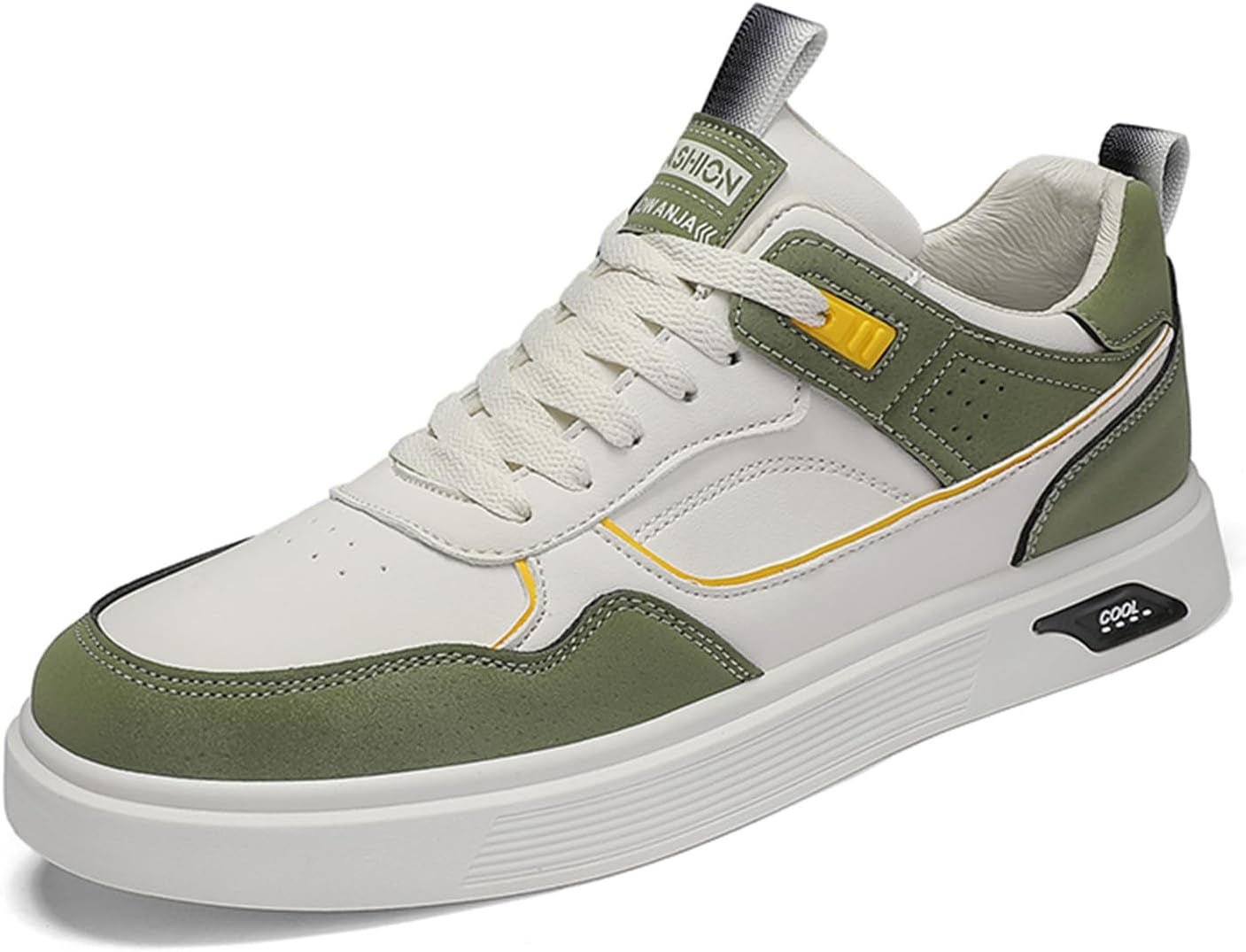 Мужские дышащие легкие модные кроссовки, повседневная спортивная обувь для скейтбординга Generic, белый/зеленый
Мужские дышащие легкие модные кроссовки, повседневная спортивная обувь для скейтбординга Generic, белый/зеленый