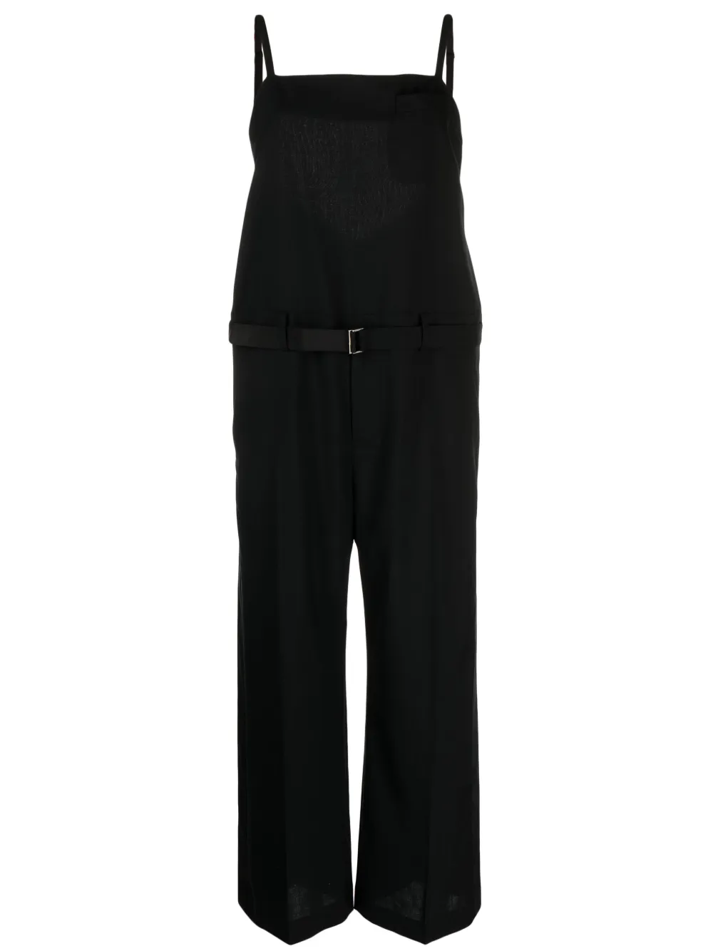 Комбинезон из шерсти с поясом SACAI, черный
Комбинезон из шерсти с поясом SACAI, черный