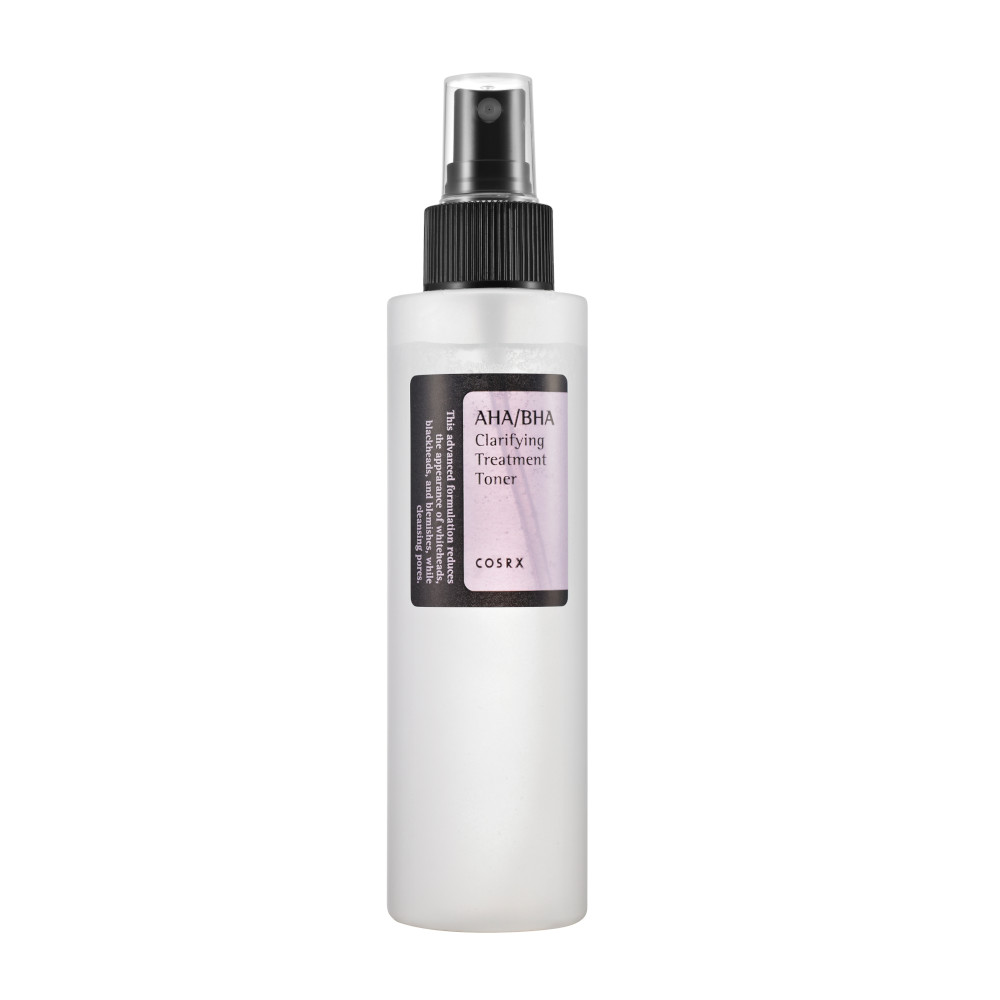 Очищающий тоник для лица с AHA/BHA кислотами aha/bha clarifying treatment toner Cosrx, 150 мл
Очищающий тоник для лица с AHA/BHA кислотами aha/bha clarifying treatment toner Cosrx, 150 мл
