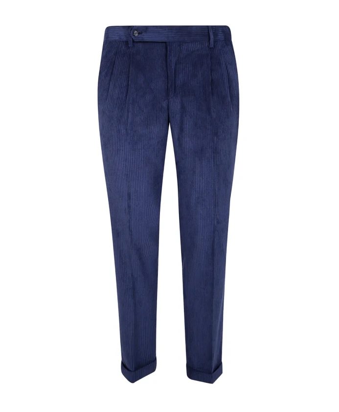 Вельветовые брюки с эластичными вставками Barba, синий
Вельветовые брюки с эластичными вставками Barba, синий