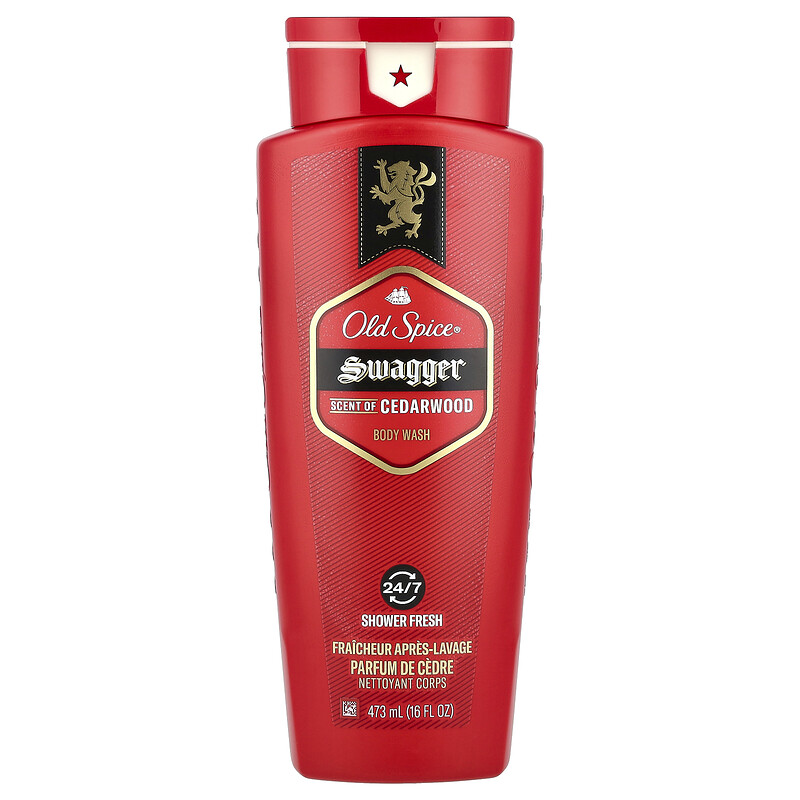Old Spice, Swagger, гель для душа, кедр, 473 мл (16 жидк. Унций)
Old Spice, Swagger, гель для душа, кедр, 473 мл (16 жидк. Унций)