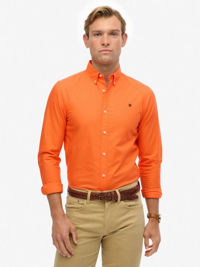 Классическая хлопковая оксфордская рубашка с длинными рукавами Superdry
Классическая хлопковая оксфордская рубашка с длинными рукавами Superdry