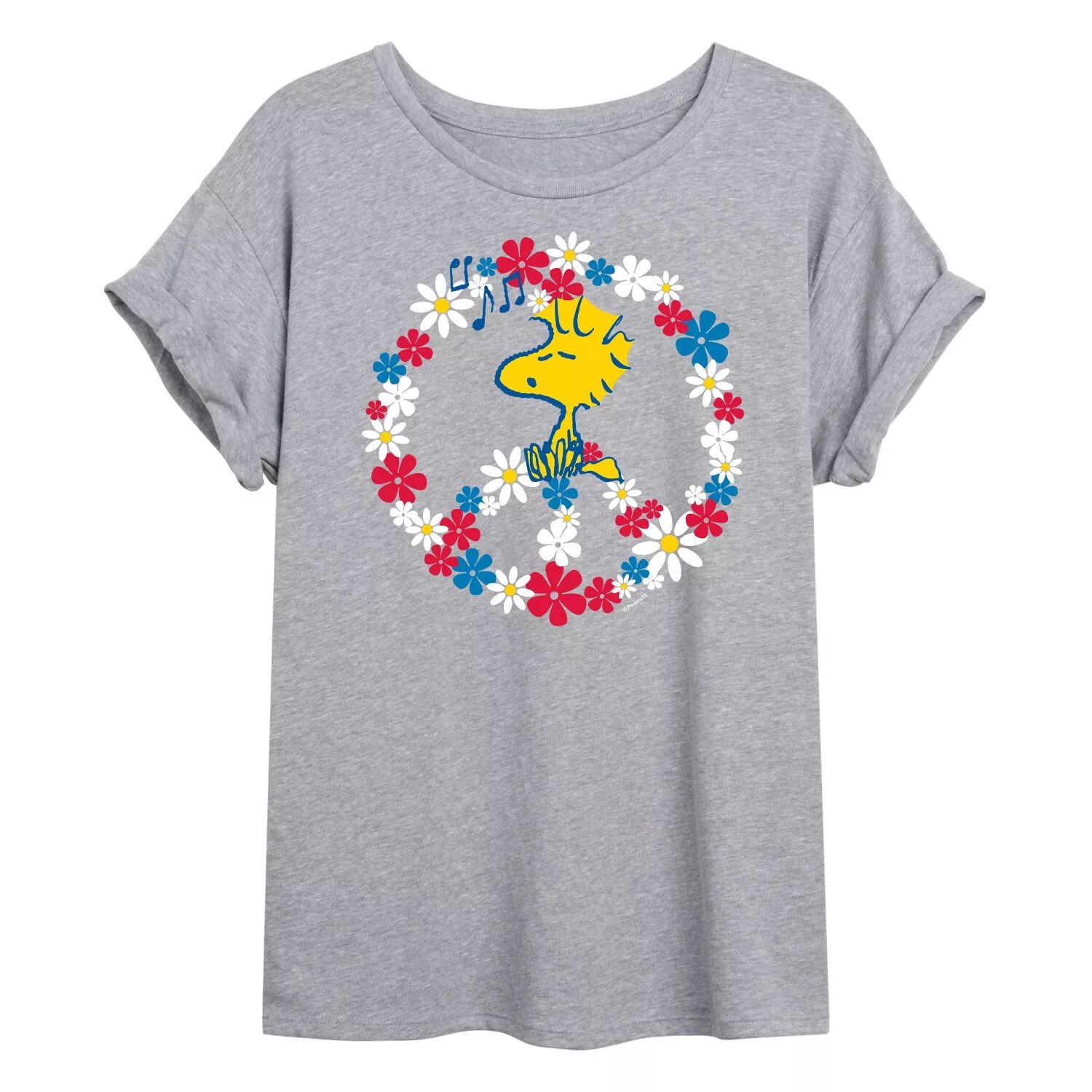 Детская футболка с струящимся рисунком Peanuts Snoopy Peace Americana Licensed Character, серый
Детская футболка с струящимся рисунком Peanuts Snoopy Peace Americana Licensed Character, серый